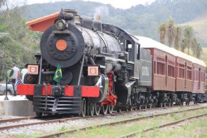 Locomotiva, considera a maior a vapor em operação no País, tem capacidade para transportar 142 passageiros. Foto: Divulgação