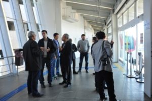 Comitiva realizou, nesta terça-feira (24), visita técnica à linha do aeromóvel que conecta metrô e aeroporto