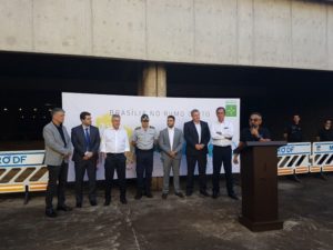 Diretor-Presidente do Metrô-DF e Conselheiro da ANPTrilhos, Marcelo Dourado, apresentou o projeto de conclusão das obras da estação 106 Sul