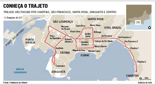 Leia mais sobre o artigo Prefeitura de Niterói inicia captação de recursos para projeto do VLT