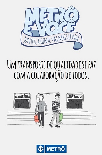 Leia mais sobre o artigo Campanha valoriza a cidadania entre os usuários do Metrô de São Paulo