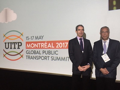 Read more about the article President and director of ANPTrilhos participate of UITP congress in Canada