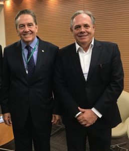 Paulo Rabello de Castro, Presidente do BNDES; e João Gouveia, Diretor Executivo da ANPTrilhos