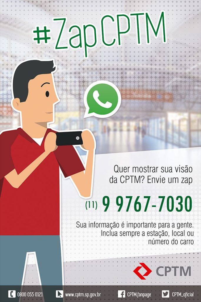 Leia mais sobre o artigo CPTM lança WhatsApp para receber notificações dos usuários