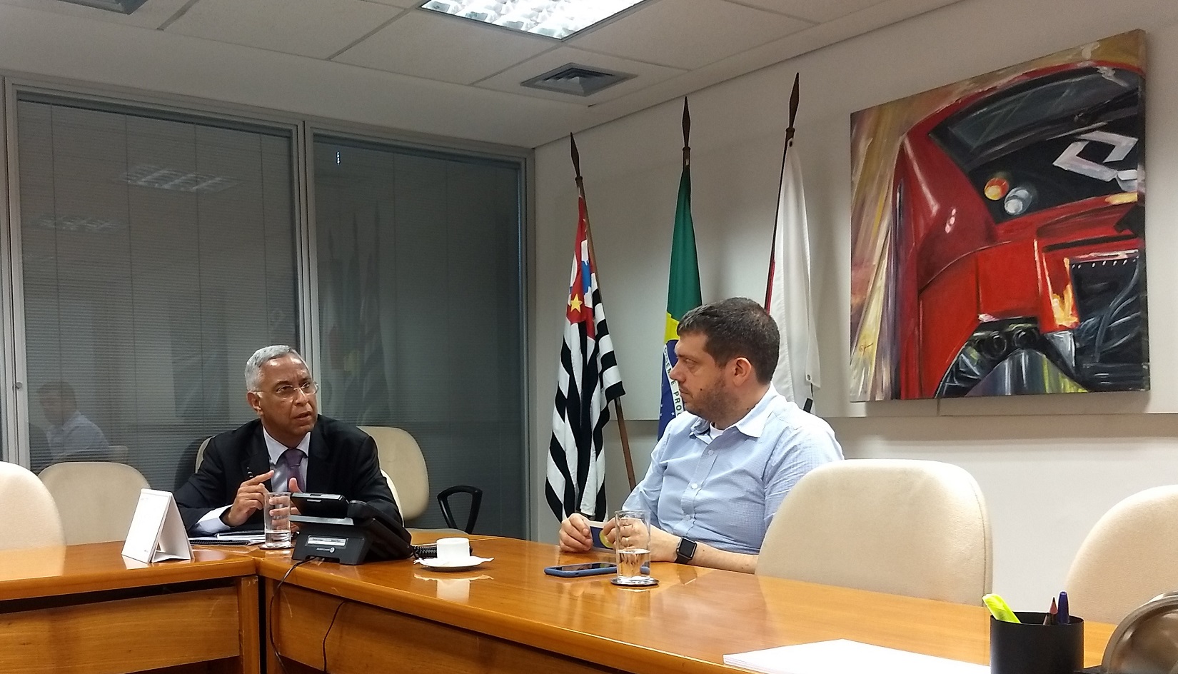 Leia mais sobre o artigo Joubert Flores reúne-se com novo Presidente da CPTM
