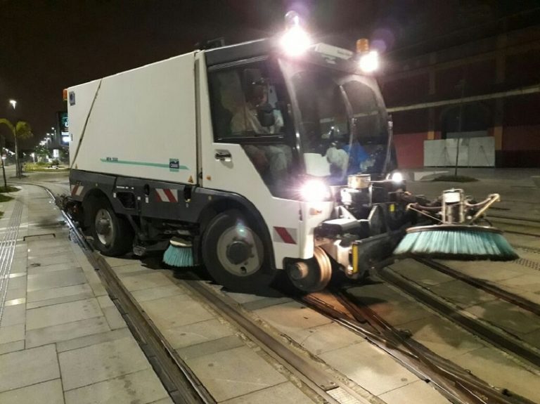 Leia mais sobre o artigo Rotina de limpeza de vias amplia segurança da operação do VLT Carioca