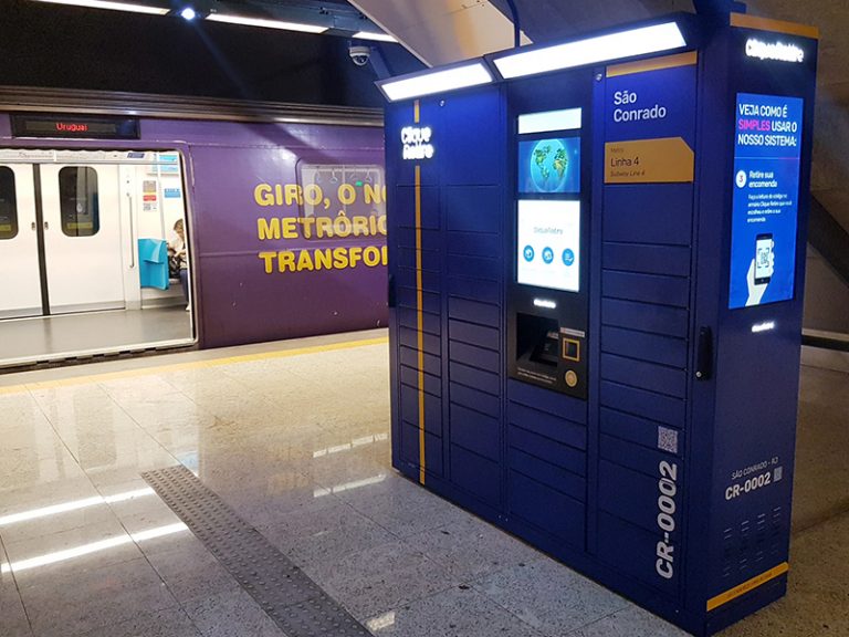 Read more about the article MetrôRio provides lockers at stations for customers to withdraw purchases made over the internet