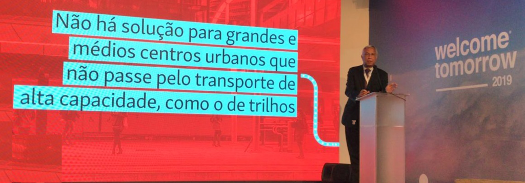 Leia mais sobre o artigo Presidente da ANPTrilhos ministra palestra no Welcome Tomorrow