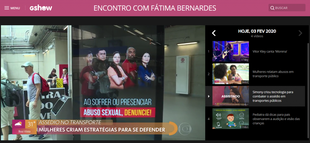 Leia mais sobre o artigo Campanha da ANPTrilhos contra abuso sexual é exibida em programa de TV