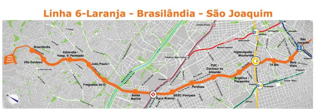 Leia mais sobre o artigo Government of São Paulo confirms agreement to resume works on Metro Line 6-Orange