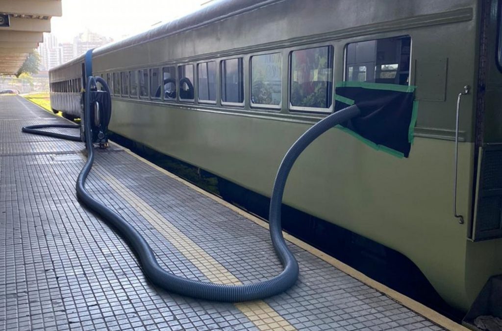 Leia mais sobre o artigo Marcopolo fornece soluções de biossegurança para trem turístico que liga Curitiba a Morretes