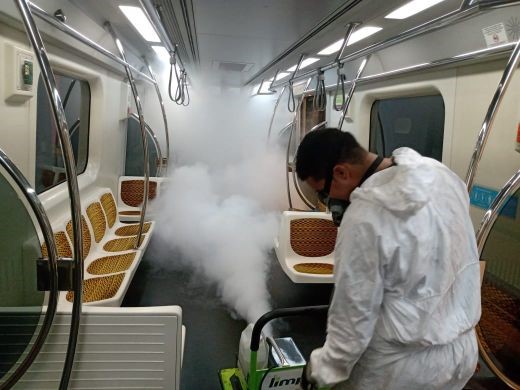 Leia mais sobre o artigo Trens das linhas 4-Amarela e 5-Lilás de metrô são desinfetados diariamente por sistema de nebulização