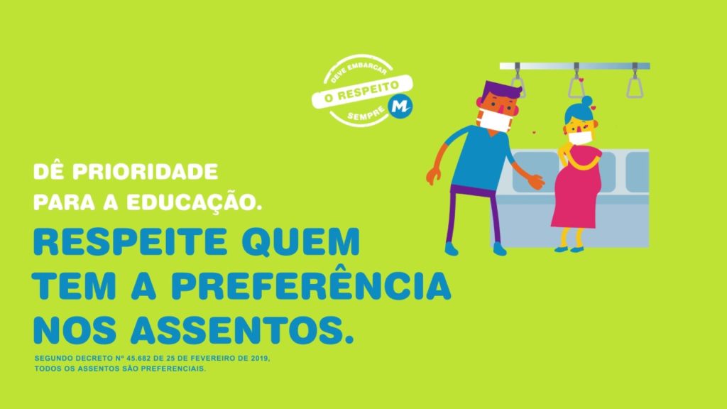 Leia mais sobre o artigo MetrôRio lança campanha educativa ‘O respeito deve embarcar sempre’