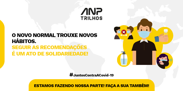 Leia mais sobre o artigo ANPTrilhos starts national campaign against the dissemination of Covid-19