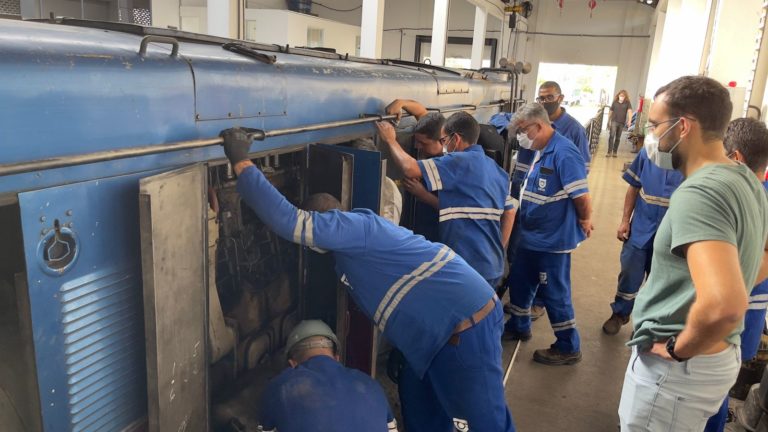 Leia mais sobre o artigo CBTU Natal promove curso para manutenção de Locomotiva