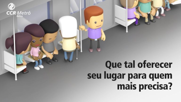 Leia mais sobre o artigo Cidadania: CCR Metrô Bahia lança campanha de orientação para passageiros