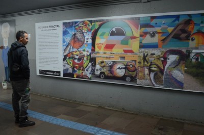Leia mais sobre o artigo A Arte Urbana de Trampo em destaque na Galeria Xico Stockinger, na Estação Rodoviária da Trensurb
