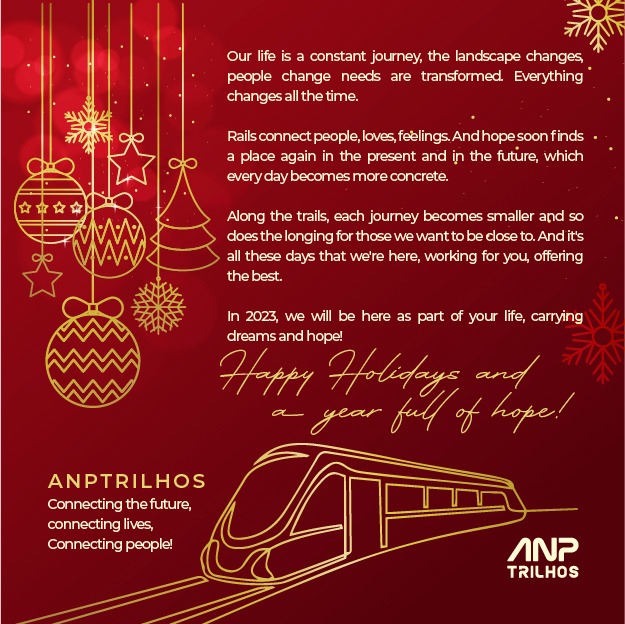 Leia mais sobre o artigo ANPTrilhos wishes Happy Holidays