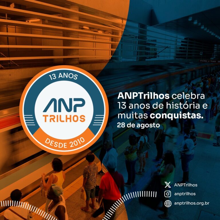 Leia mais sobre o artigo ANPTrilhos celebra 13 anos de fundação