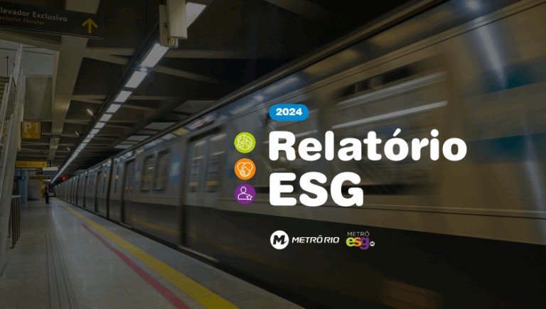 Leia mais sobre o artigo MetrôRio lança Relatório ESG e reforça compromisso a sustentabilidade, responsabilidade social e governança