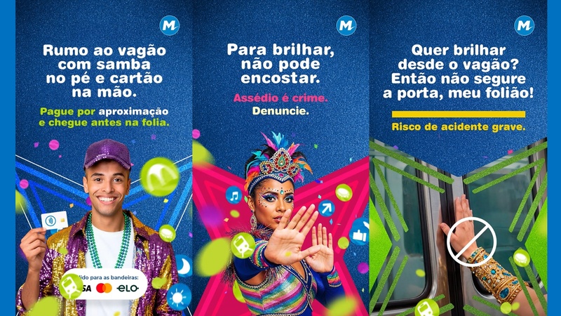 Leia mais sobre o artigo MetrôRio lança campanha para o carnaval 2026