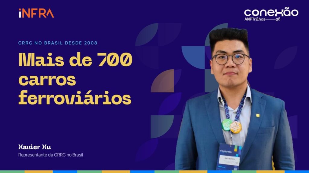 Leia mais sobre o artigo CRRC já forneceu mais de 700 carros ferroviários ao Brasil | Xavier Xu, CRRC
